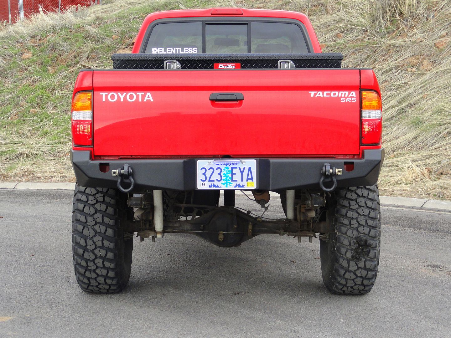 Relentless Fab. '96-2004 Tacoma Rear Plate Bumper | Tacoma World